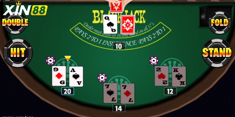 Ưu điểm của Blackjack xin88